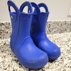 Crocs rain boots, size 11